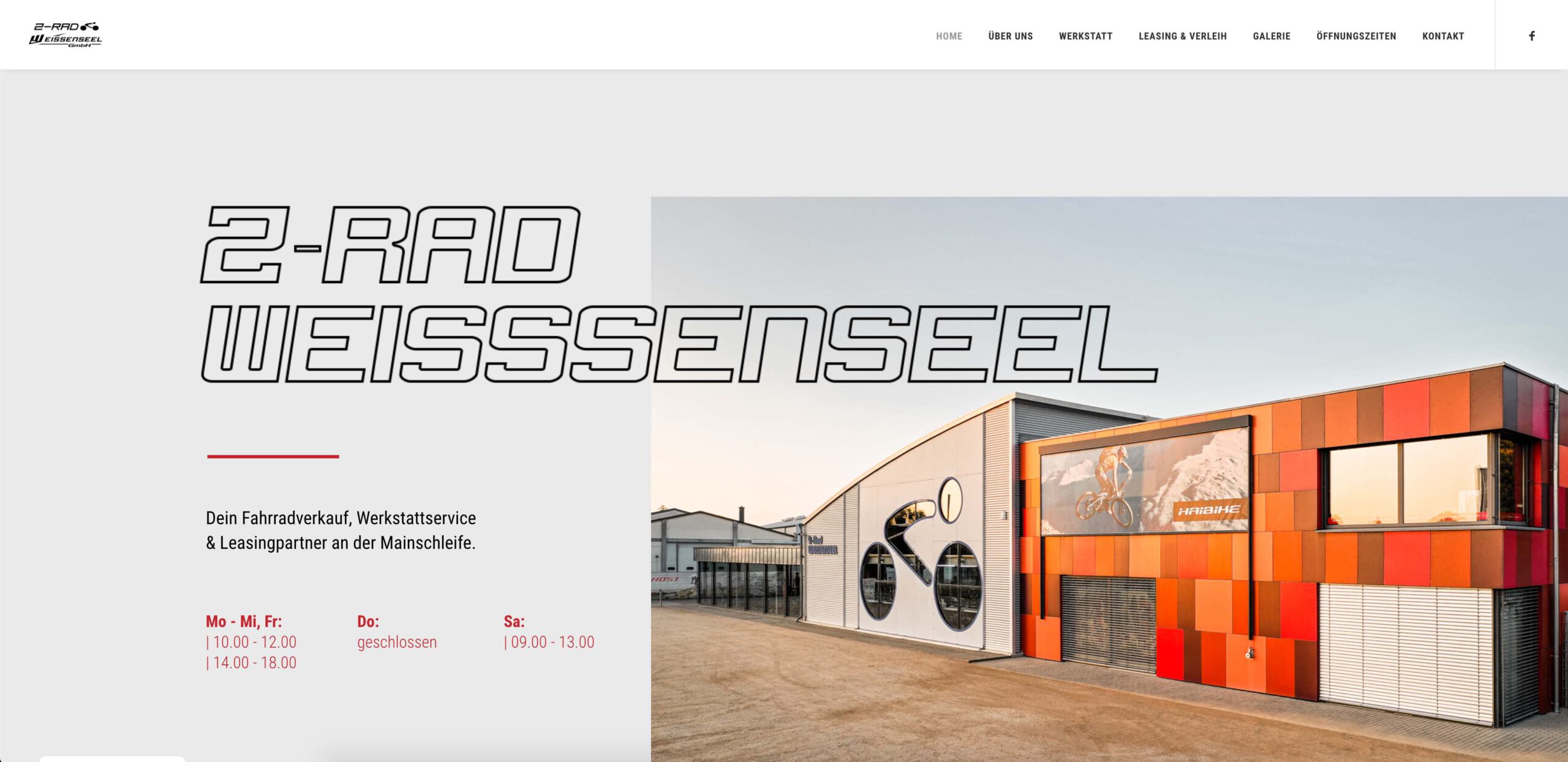 Zweirad Weissenseel Volkach Webdesign Ui Ux Experience Webseite